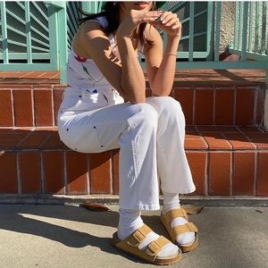 Birkenstock Arizona Suede Leather Sandals